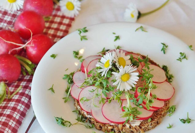 bread with radish